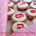 Birthday almond cupcakes & Romantic Easter cookies
